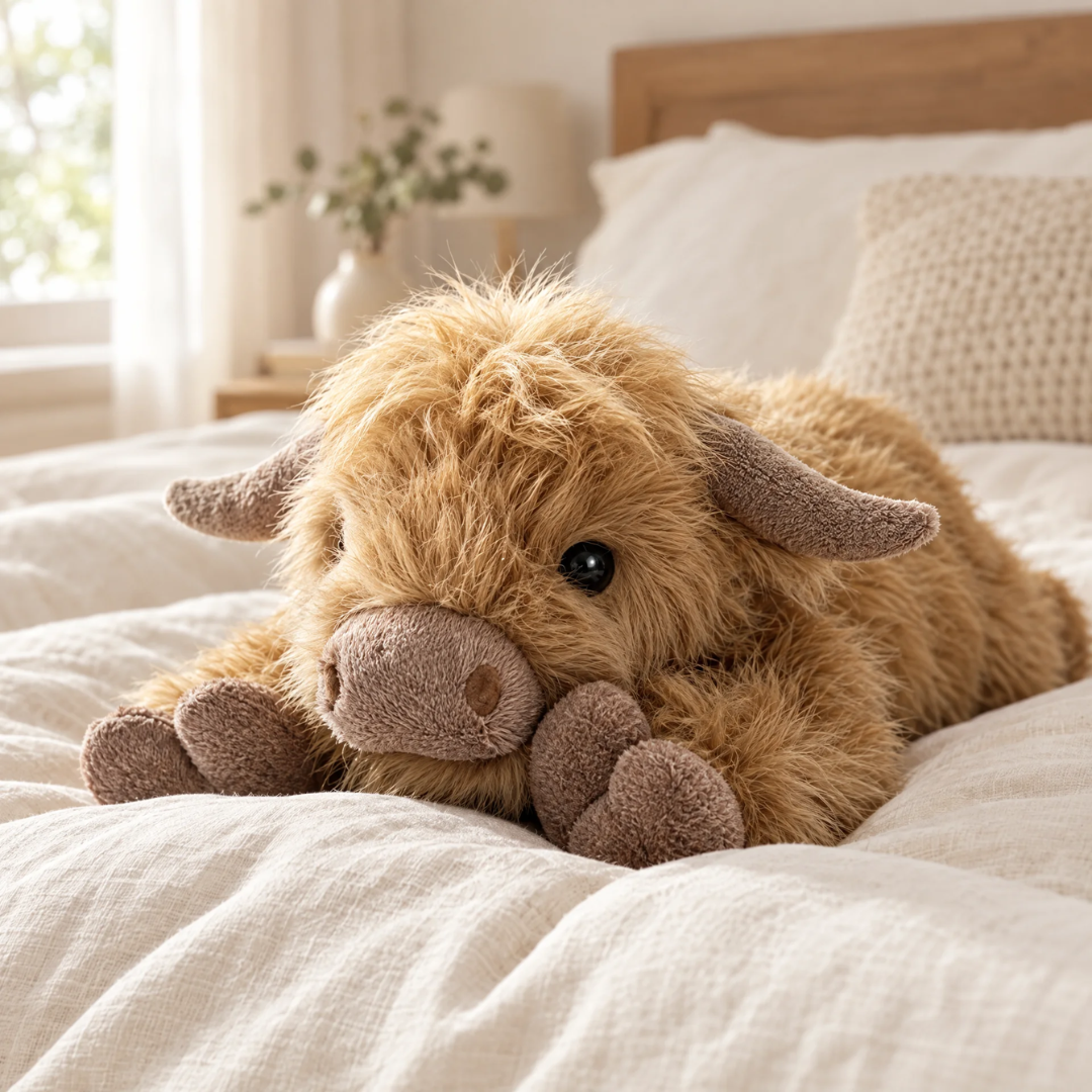 CuddleCow – Tyngd Highland Cow (65 cm)
