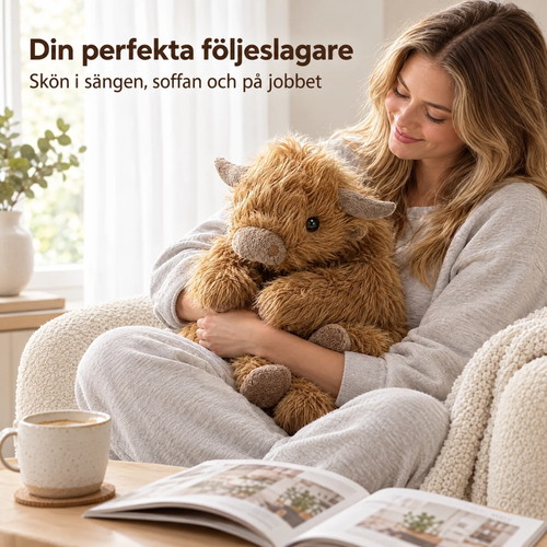 CuddleCow – Tyngd Highland Cow (65 cm)