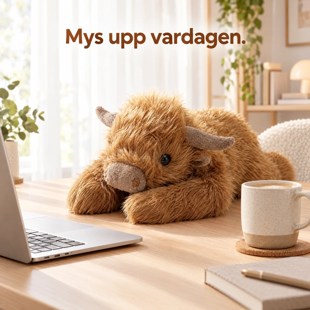 CuddleCow – Tyngd Highland Cow (65 cm)